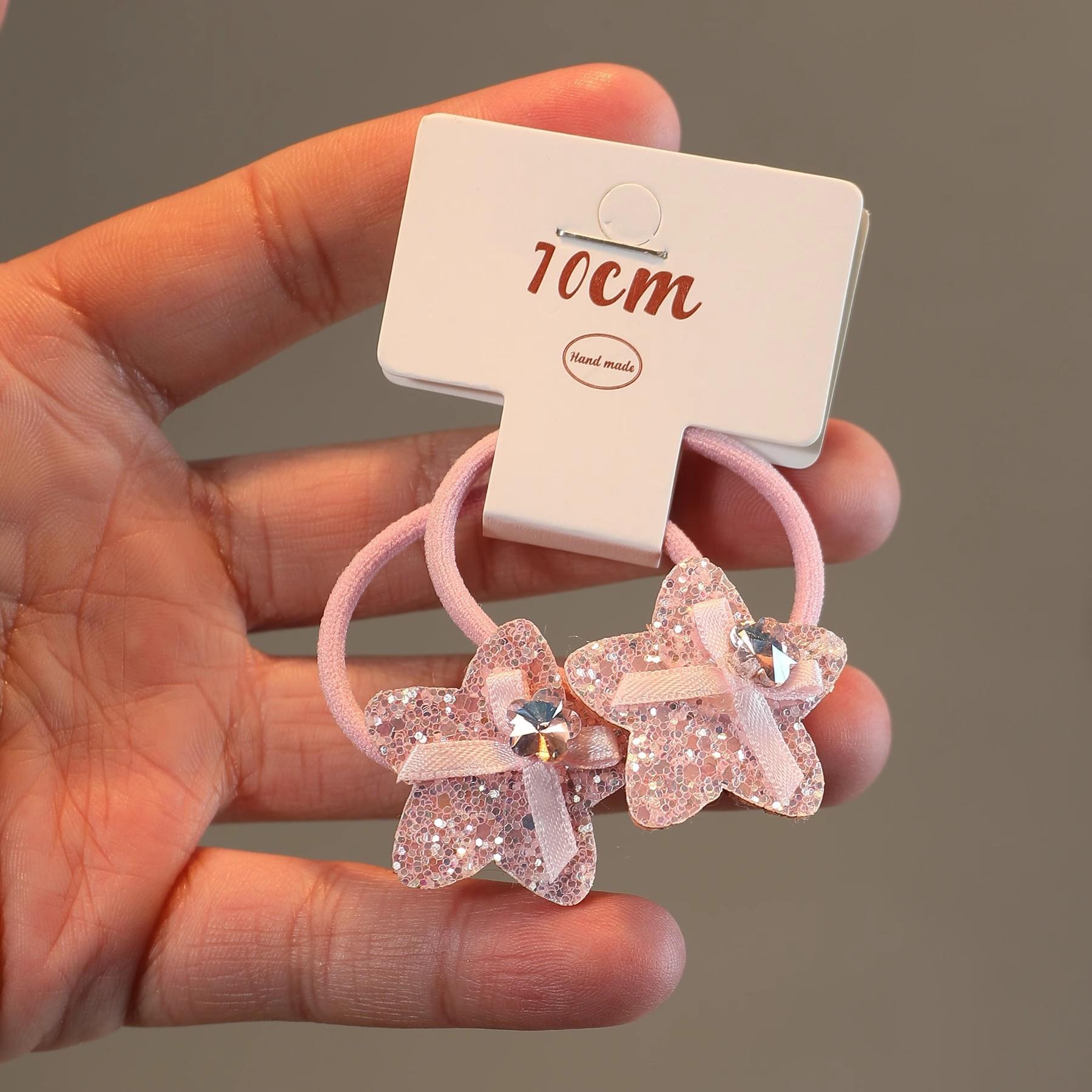 

Pink Flash Diamond Rabbit Children s Cute Sequins Star Hairpin Bb Clip Baby Bangs Headwear Girls Kids Hair Accessories