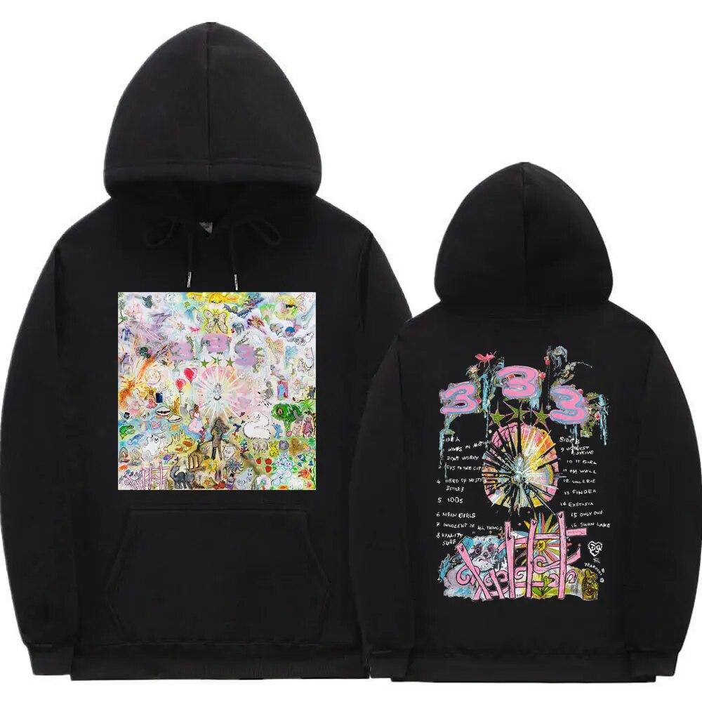 Bladee 333 Hip Hop Trend Skate Drain Gang Hoodie Tops Unisex Hipster Casual Sweatshirt Unisex Women Fashion Artistic Sense Hoodies