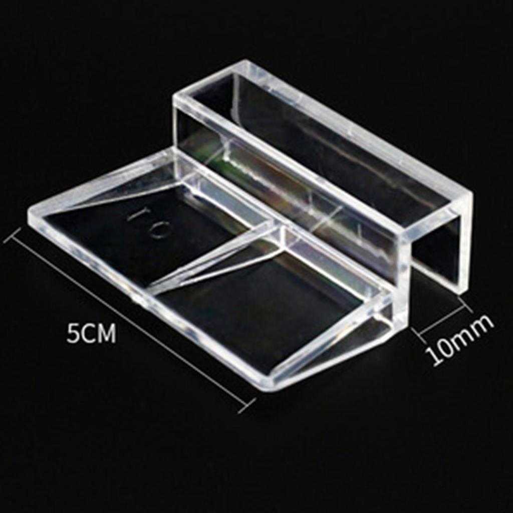 10 klipů na síťku do akvária pro bezpečné skleněné víko