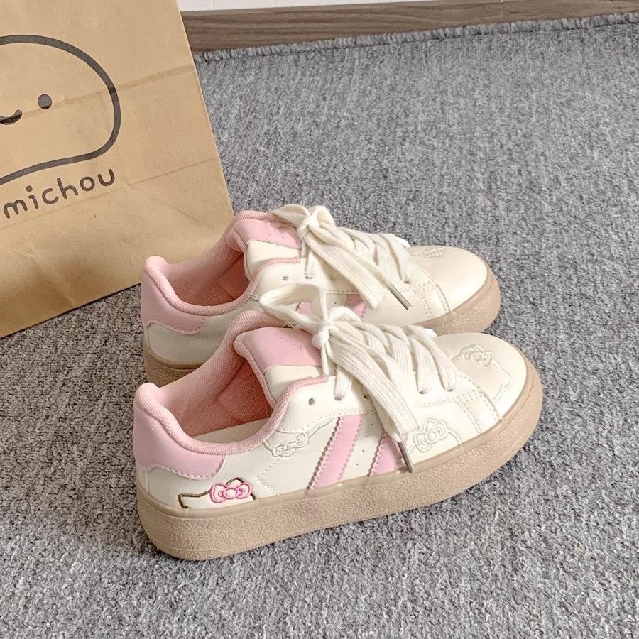 thick-soled versatile little white shoes women's new summer niche retro leather heightening sports and leisure board shoes