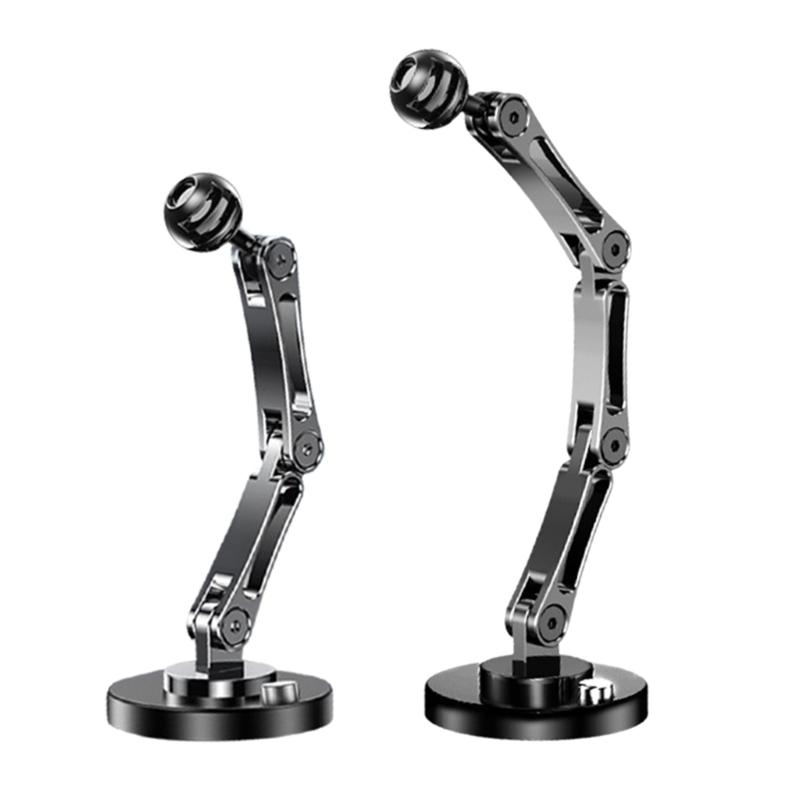 17mm Ball Head Stand Base Suitable for Truck Desktop Car Cellphone Holder Dashboard Mount Aluminum Alloy Adhesive Design