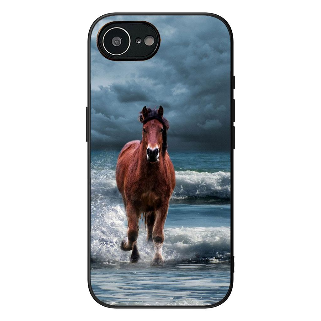 Für Motorola Moto G54 G05 G24 G45 G55 G75 G85 G15 G57 G86 Power Edge 50 30 Ultra Fusion neo Pro Hülle Running Wild Horse Pets