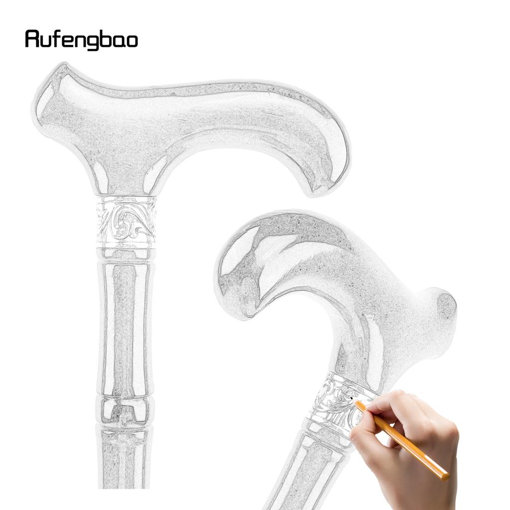 Red Wooden Single Joint Fashion Walking Stick Decorative Cospaly Cane Halloween Mace Crutch Wand Crosier 92cm