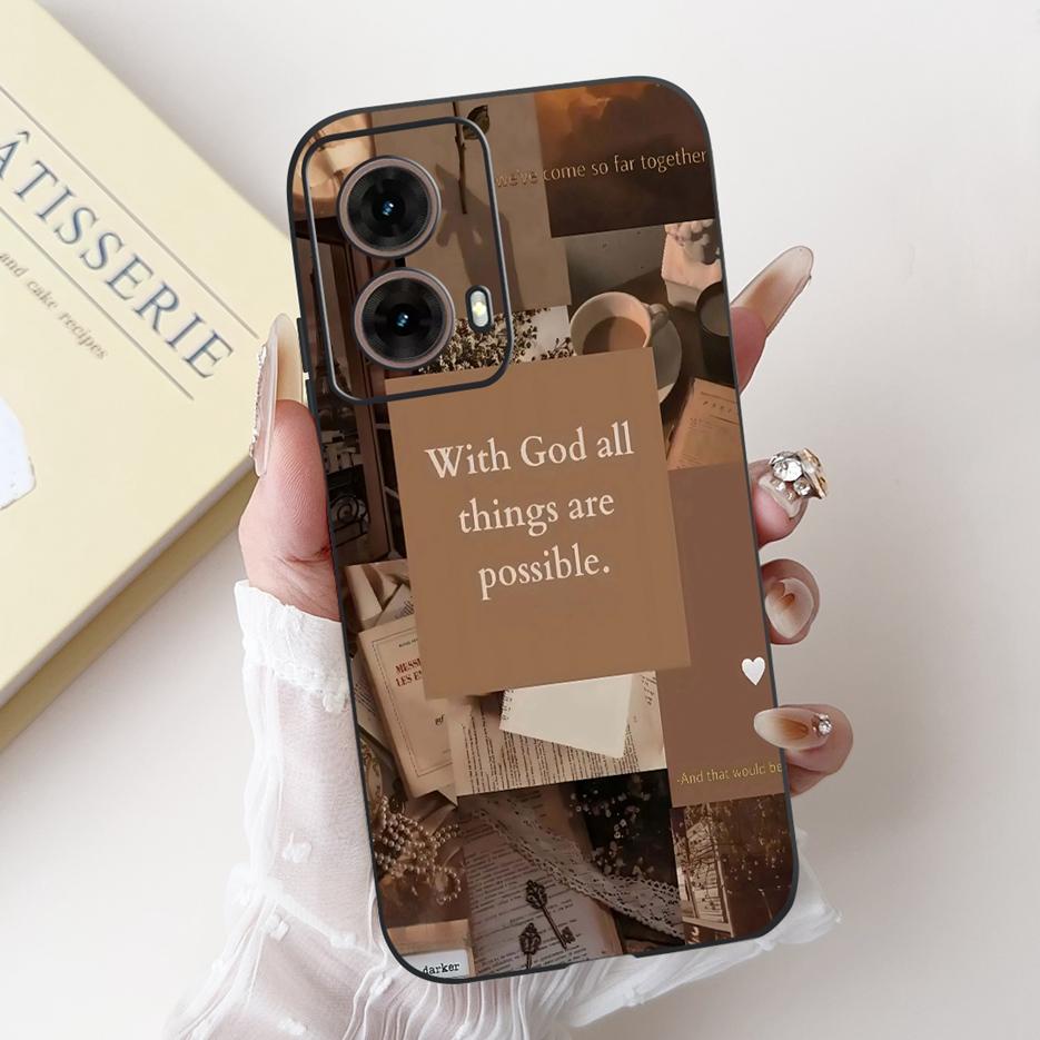 For Motorola Moto G85 5G Case XT2427-1 Luxury Candy Painted Cover Soft TPU Phone Case For Moto G35 G 55 85 MotoG55 MotoG85 Shell