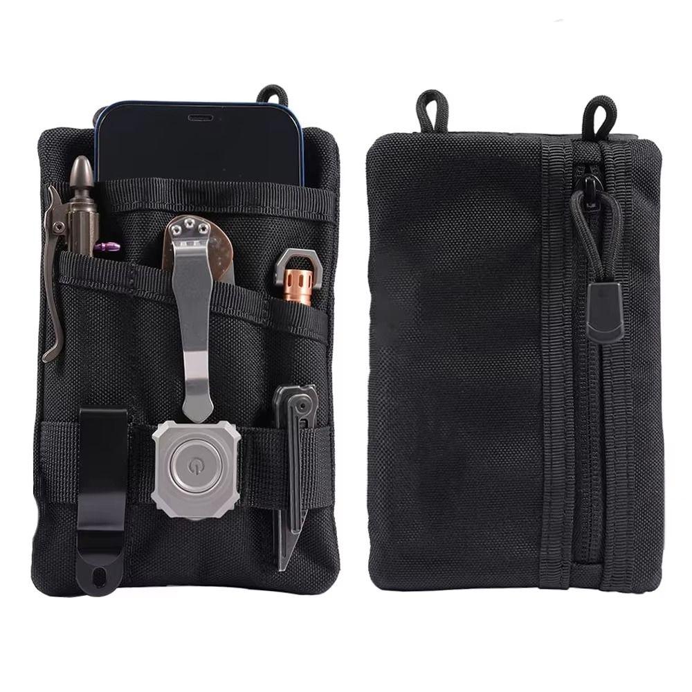 Durable Card Key Pouch Compact Belt Waist Pack Portable Tool Organizers Bag  Mountaineering