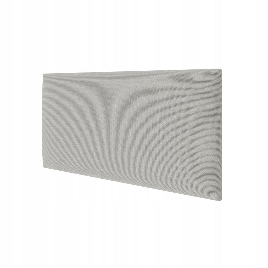 Panel Tapicerowany Wezgłowie Duo PP Gridia Silver Szary 60x30 Cm 1szt