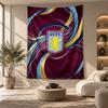 Decorative Tapestry,Aston Villa Football Printed Wall Art, Lightweight Wall Hanging For Bedroom Background