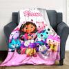 Customizable Gaby's Bubble House3 Throw Blanket – Personalized Name, All-Season Cozy Snug Blanket, Machine Washable, Personalized Blanket