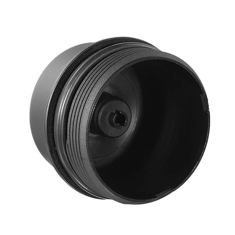 Schwarze Auto-Ölfilterabdeckung, Ölfiltergehäuse, obere Abdeckungen, Zubehör für Ford Transit MK7/Galaxy/Mondeo/Focus-Teile 3M5Q6737AA
