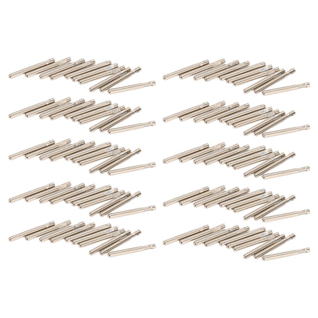 100 KS Elektroda   Kabelový Kontaktní Kolík 2,0 mm Měděný pro Masážní Přístroj Fyzioterapii Topný Drát