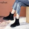 Short Boots for Women 2025 New Matte Leather Women's Shoes British Style Womens Boots Mid Heel Flats Short Boot Platform Shoes