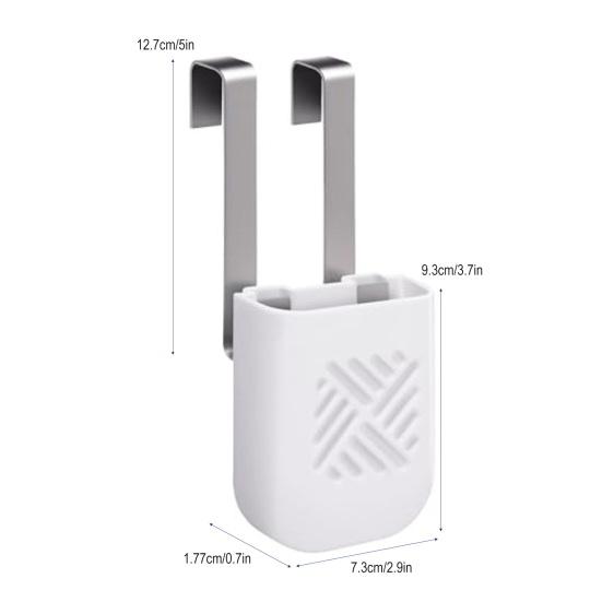 Yousheng Toilet Tank Tablet Holder with Hook Prevents Residue & Pollution In Water Tank Tablet Rack Easy Install Rust-Resistant Cleaner Rack