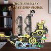 2770Pcs Retro Pirate Ship Building Blocks Set With Lighting Components, Mechanical Ship Model Assembly Toy, Adult Birthday Gift