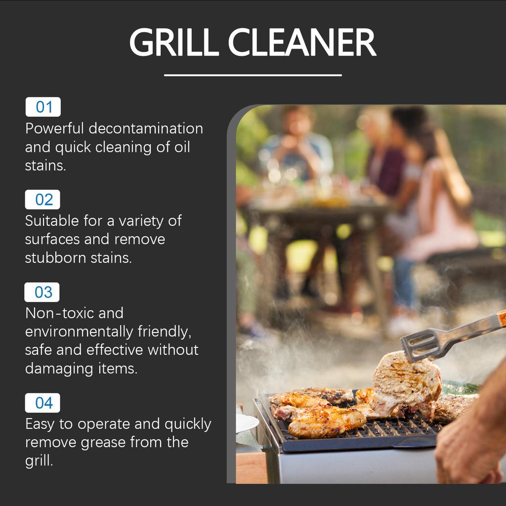 Grill Cleaner Oven Grill Kitchen Grease Cleaner Oil And Cleaning Agent For Household Use,60ml
