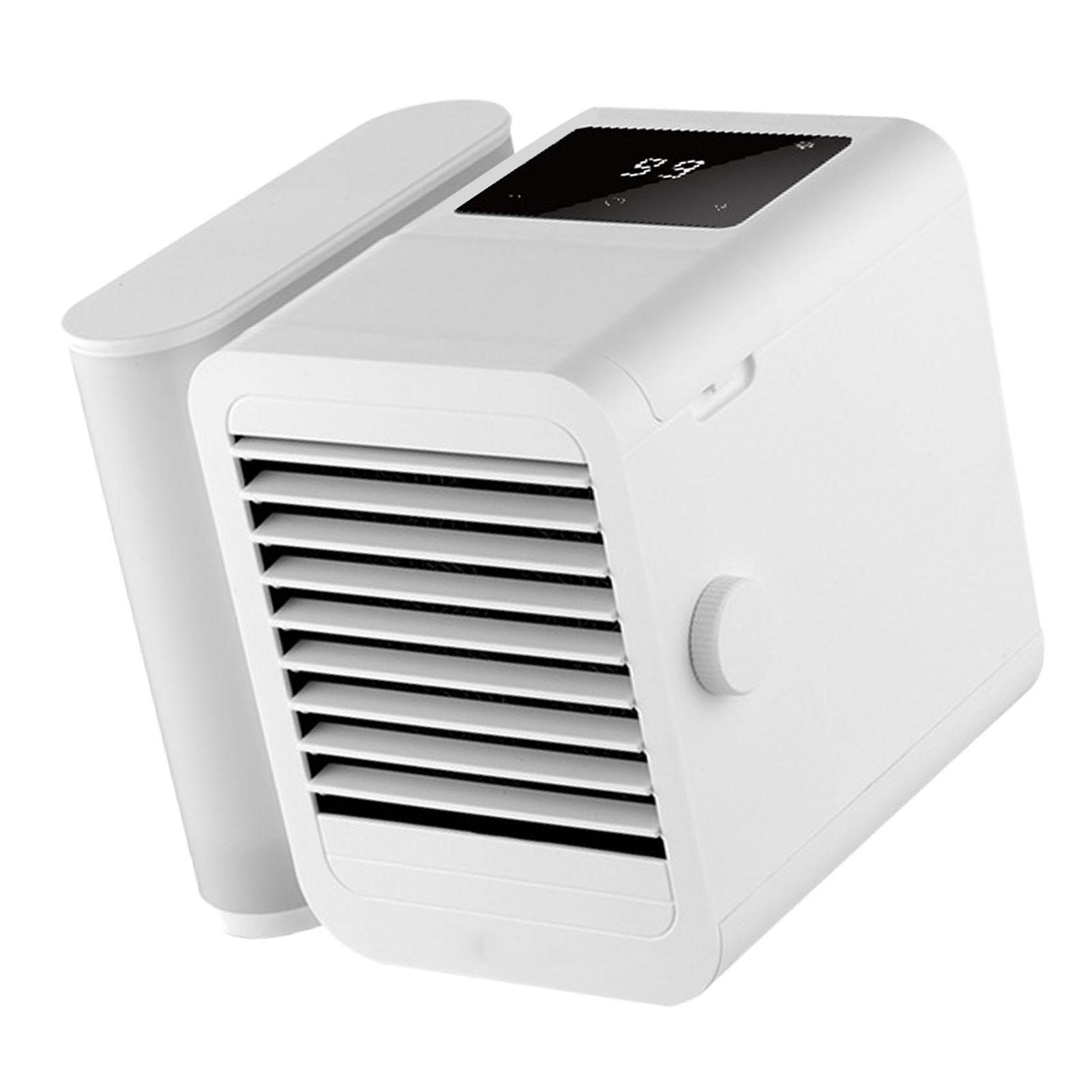 

Portable Air Conditioner Cooling Fan Evaporative Mini USB Personal Cooler Desktop AC Unit with Colorful LED Lights