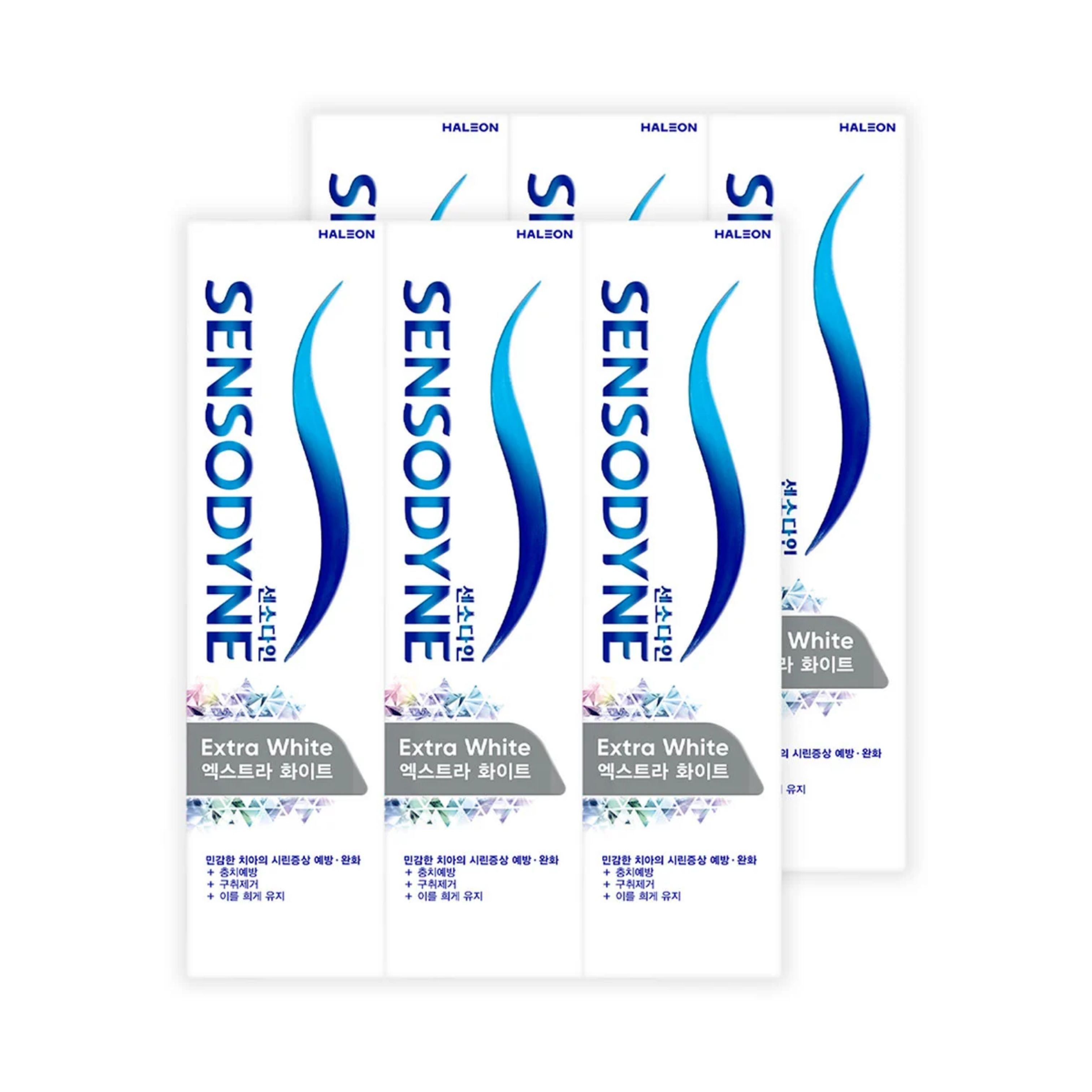 Зубная паста Sensodyne Extra White 120 г x 6