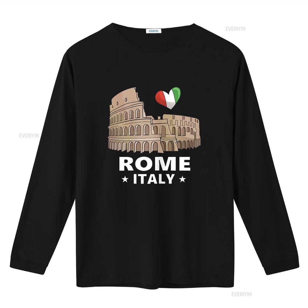I Love Rome Italy T Shirt Roman Colosseum vintage Washed streetwear Casual Stylish designer clothes fashion Unisex Soft