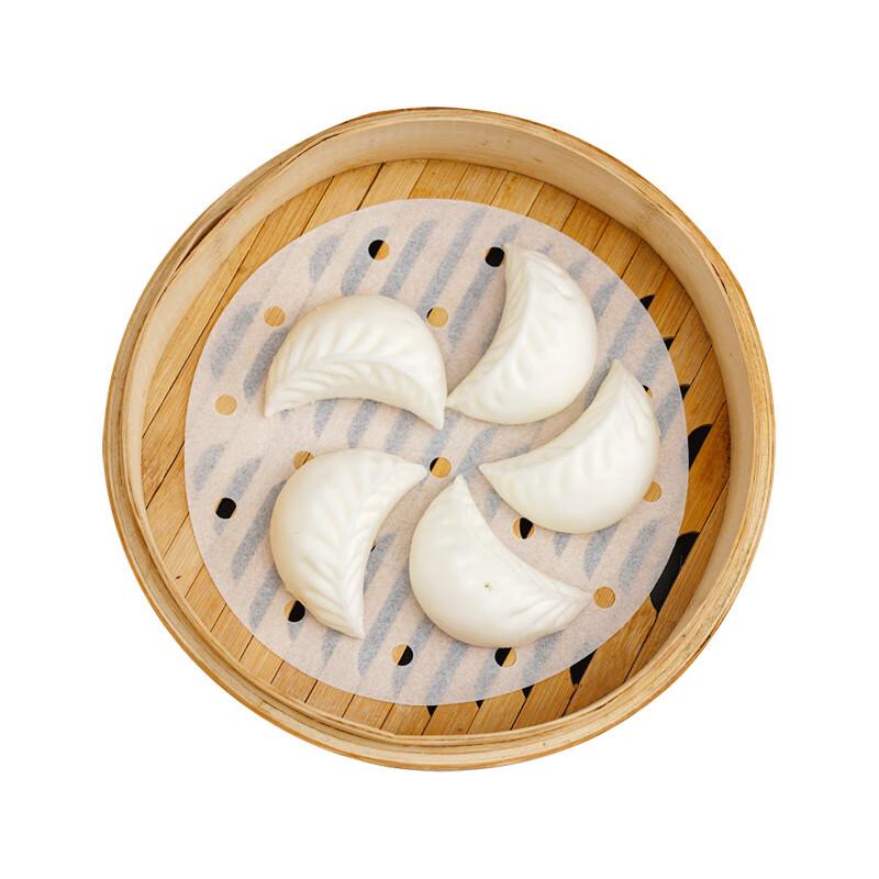 MEIJINJIA Steamer Paper, 20cm X 100 Sheets, Disposable Food-Grade Paper for Buns And Mantou, Non-Stick Household Steamer Liner Paper, Round Shape