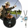 Zarte Textur Fischeranhänger Schmuck Drehbarer Griff Outdoor-Accessoire Tägliche Lässige Outfits
