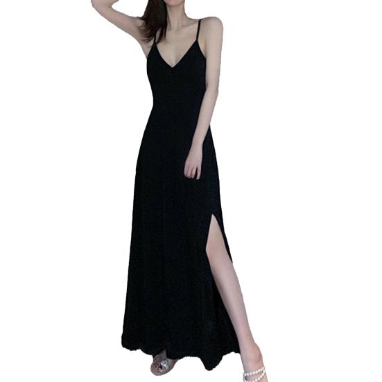 

Сексуальное летнее женское платье с глубоким V-образным вырезом и открытой спиной, однотонное/полосатый принт макси 3XL