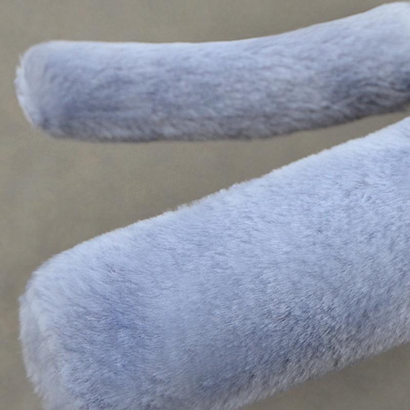

Winter Imitation Plush Non-Slip Electric Car Motorcycle Warm Handlebar Cover as the picture