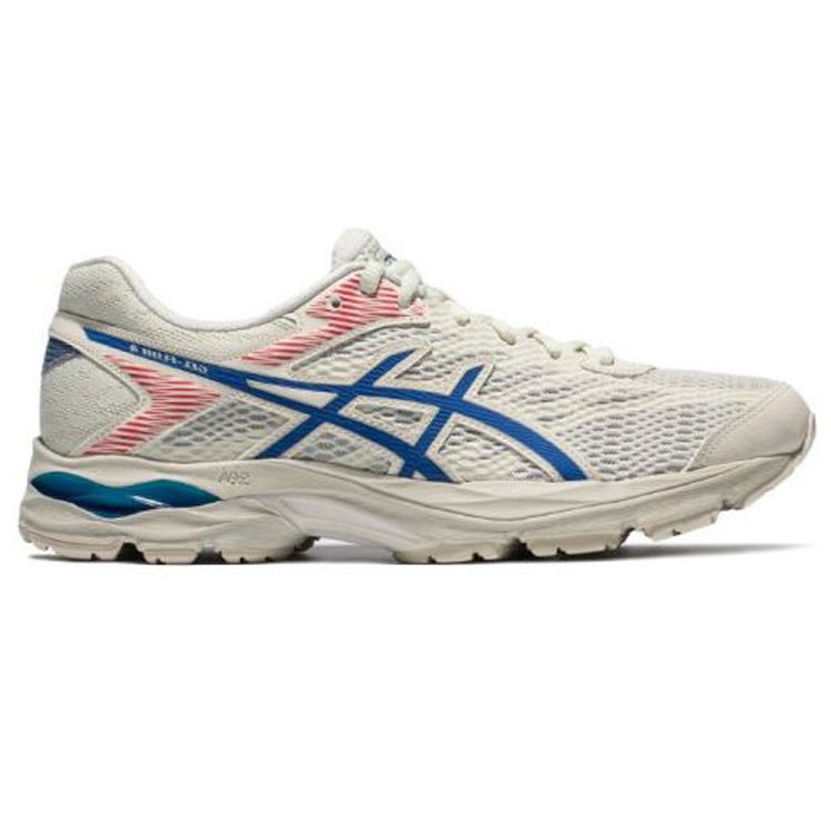 Asics Gel-Flux 4 Comfortable Fashion Fabric Synthetic Leather Low-Top Training Running Shoes Men sneaker Light-Blue 1011A614-109