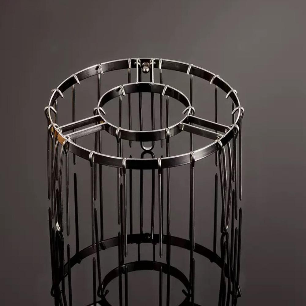 304 Stainless Steel Folding Air Fryer Grill Rack 24/28 Skewer Square/Round Air Fryer Grill Bracket Vertical