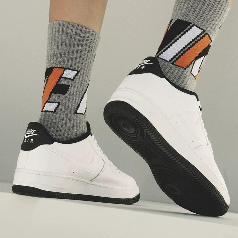 (GS) Nike Air Force 1 '07 ESS 'White Black' Kids' DV1331-100