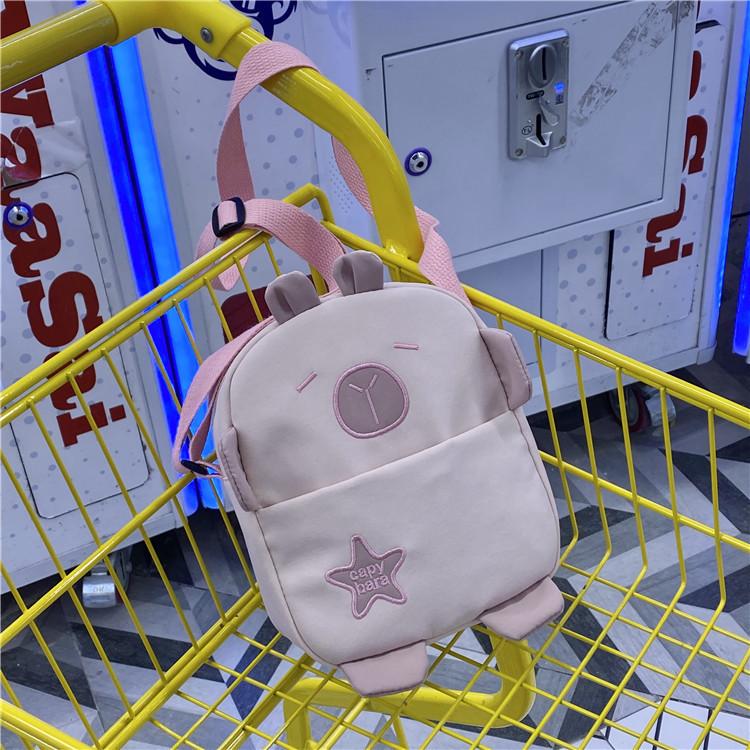 Cute Korean Style Cotton Mini Shoulder Bag For Casual Travel Girls