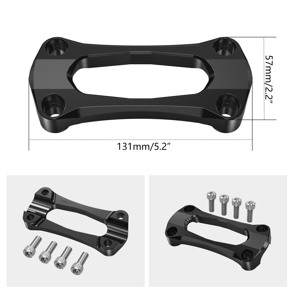 For Yamaha YZ125 YZ250 2007-2020 1-1/8" 28.6MM Handlebar Stabilizer Mount Riser Clamp WR250F WR450F 2007-2009 YZ125X YZ250X