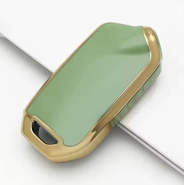 

4 Кнопки ТПУ Чехол для Смарт-ключа Автомобиля с Дистанционным Управлением для Kia K900 Stinger 2017 2018 2019 2020 Оболочка Держатель Брелока Защитник зелёный