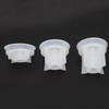 3pcs 3D Silicone Candle Holder Mold Round Stable Base Easy Demold DIY Candle Holder Making Mold