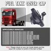 Filler Fuel Tank Cover Gas Cap With Key for Mercedes Benz Actros MP2 MP3 Truck A0004700405 Auto Exterior Parts