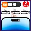 Xiaomi 1-2Pcs Black Webcam Cover for IPhone Anti-hacker Shutter Privacy Protection Slide Shield Anti-peep for SmartPhone Laptop Camera