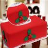 New Belt/Clover Pattern Merry Christmas tissue box cover Christmas home decoration Creative napkin holder 2 Styles for choice