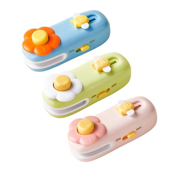 Mini Bag Sealer And Cutter Rechargeable Chip Bag Sealer Portable Sealing Machine