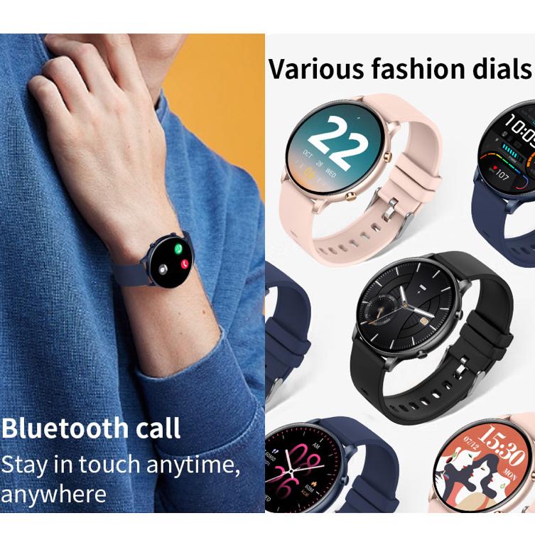 Men Blue Tooth Call Smart Watches Lady Fitness Smartwatch Women Voice Assistant 1.39’ Waterproof Sleep Heart Rate Health Monitor