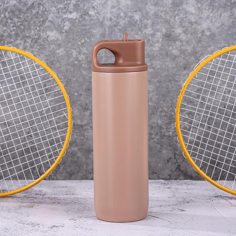 Shangqi Insulated Stainless Steel Straw Sport Water Bottle