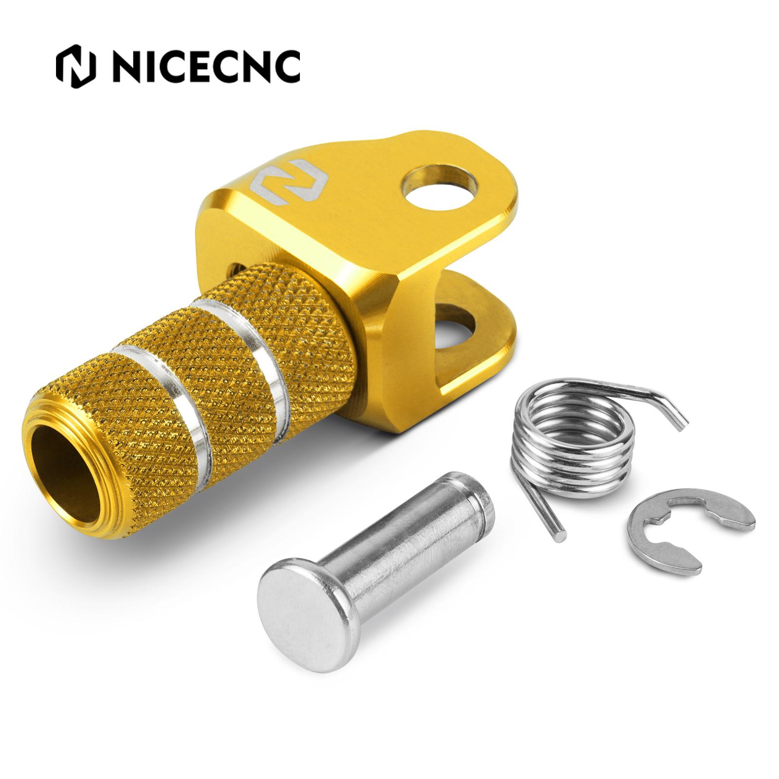 NICECNC For 2024 Suzuki DR-Z400 DR-Z400E DR-Z400S DR-Z400SM 2000-2024 DR Z400 E S SM Brake Pedal Plate Gear Shift Lever Tip Kit
