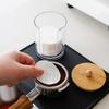 Watchget Coffee Filter Coffee Round Paper Filter Coffee Filter Fits Round Coffee Filter with Transparent Holder, Stand, Storage, 51mm/53mm/58mm Paper,