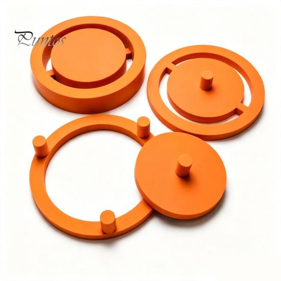 Pottery Molding Tool 1 Set Foot Ring Tools, Clay Base Maker, Aligned Template, Even Press for Bowls And Mugs, Studios, Beginners Ceramic Art