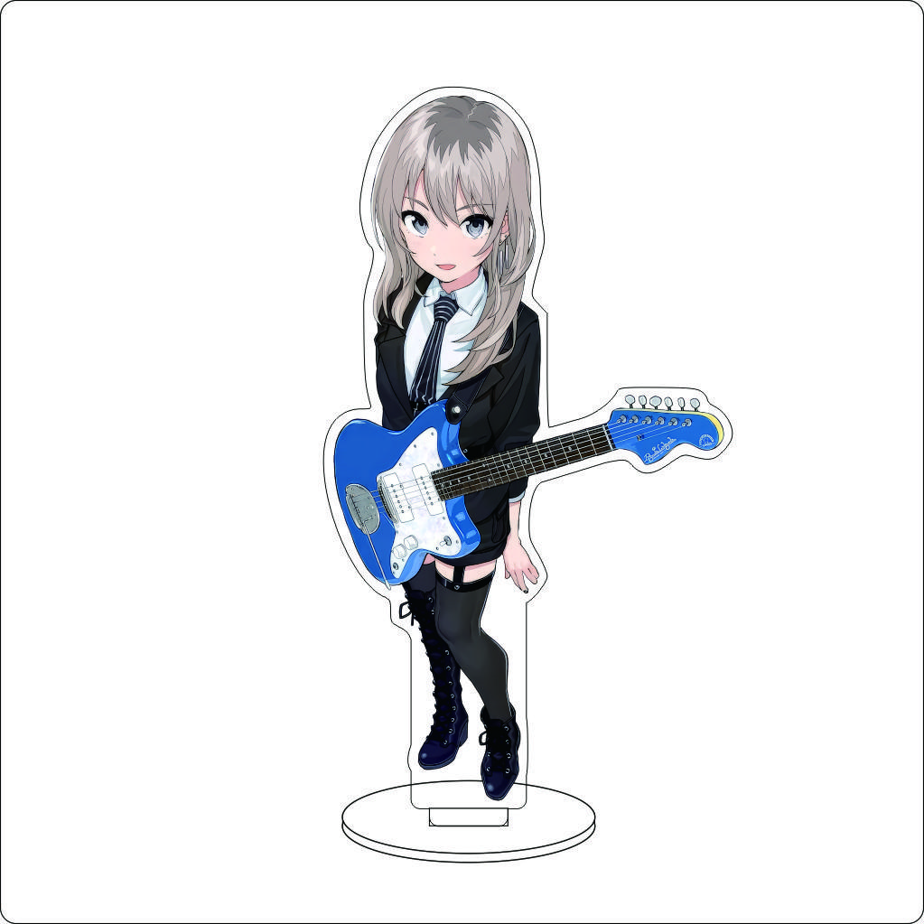 16CM Anime GIRLS BAND CRY Cosplay Acrylic Ornaments SUBARU AWA KAWARAGI MOMOKA ISERI NINA Figure Stand Halloween Christmas Gifts