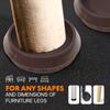 10Pcs Heavy Duty Caster Cups Furniture Coasters Wheel Stopper for Sofas Chairs Desks Recliners Dressers Piano Legs Floor