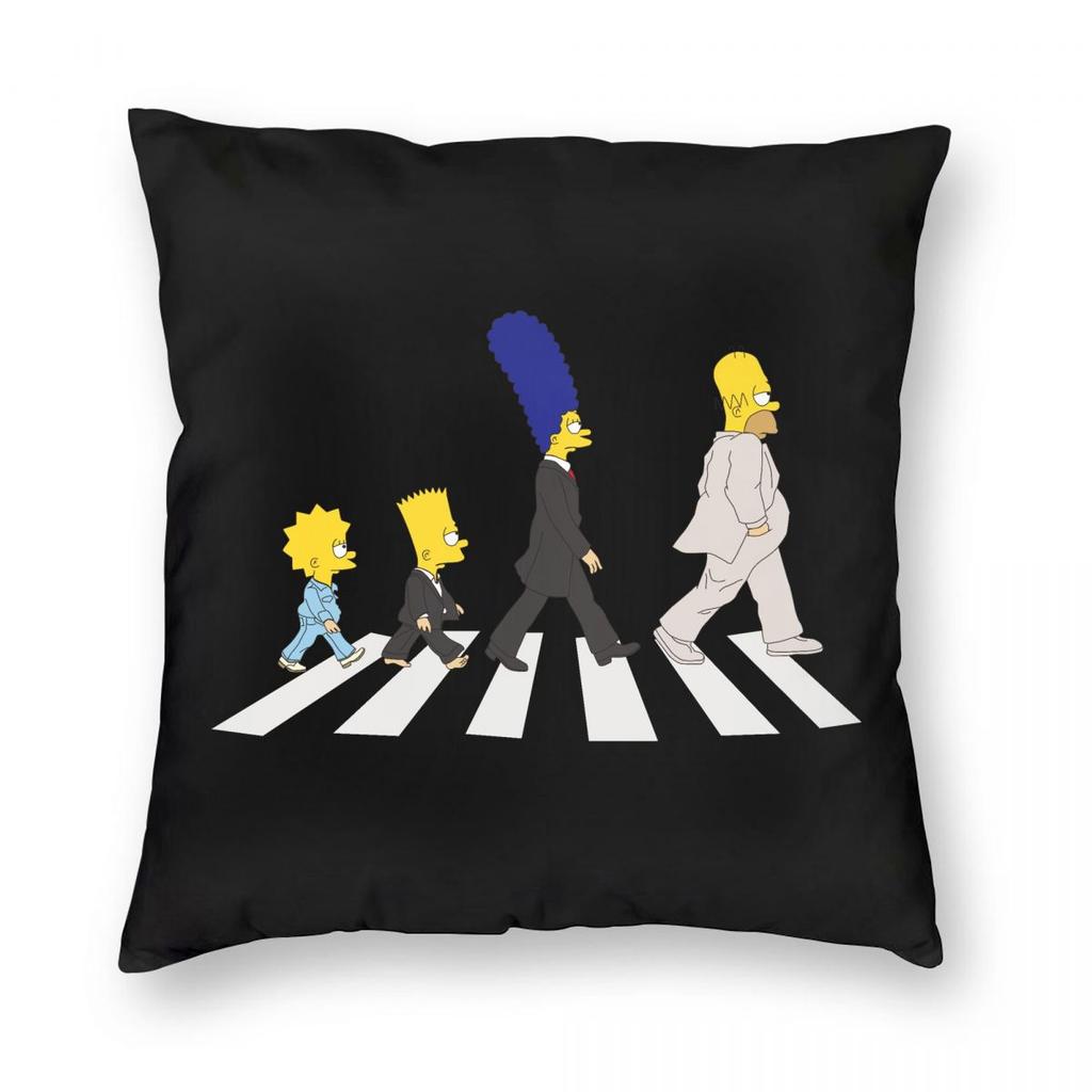 Homer In The Bushes Simpsons Pillowcase Soft Polyester Cushion Cover Gift Throw Pillow Case Cover Home Dropshipping 45*45Cm