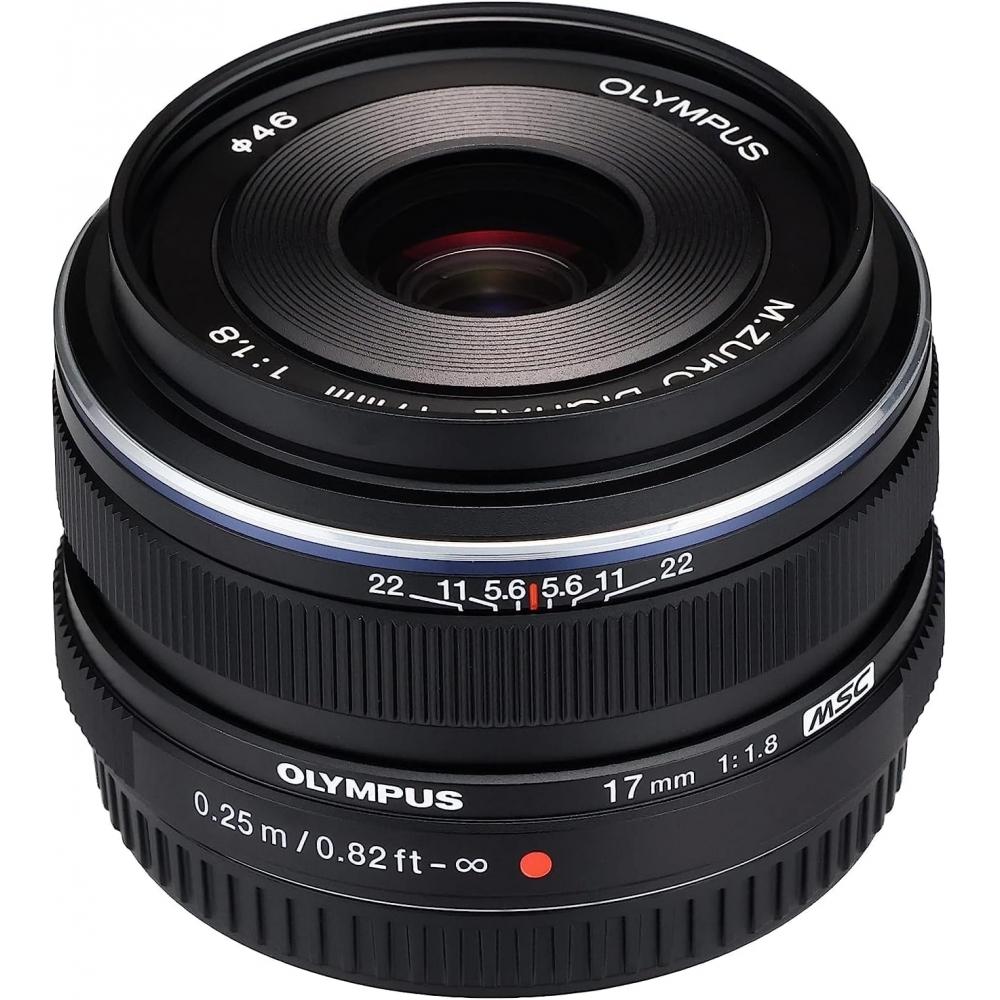 Om System M.zuiko Digital 17mm F1.8 Schwarz