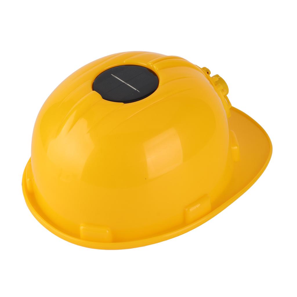 Casco di sicurezza con ventola Raffreddamento frontale Alimentato a cella solare Traspirante Parasole per cantiere