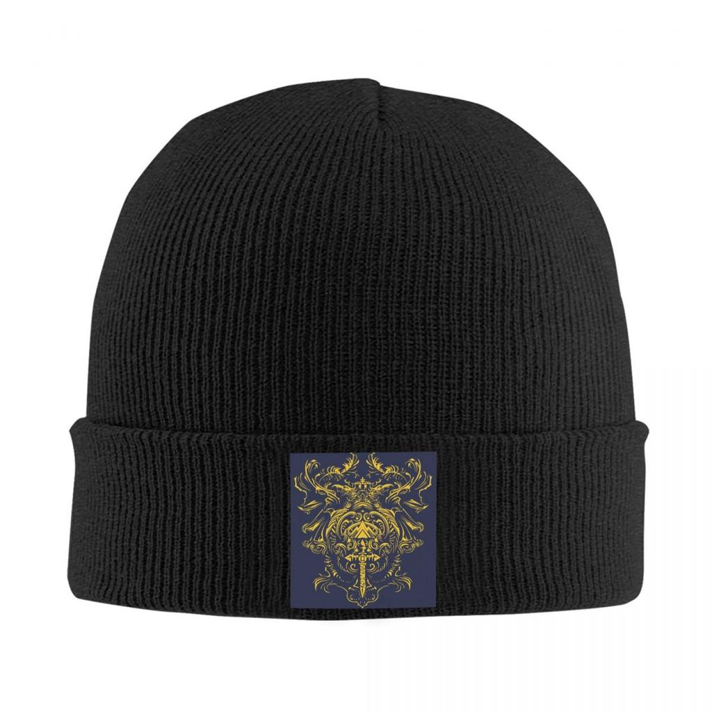 Belmont Crest Castlevania Warm Knitted Cap Winter Knit Bonnet Hat Skullies Beanies Hip Hop Caps for Unisex