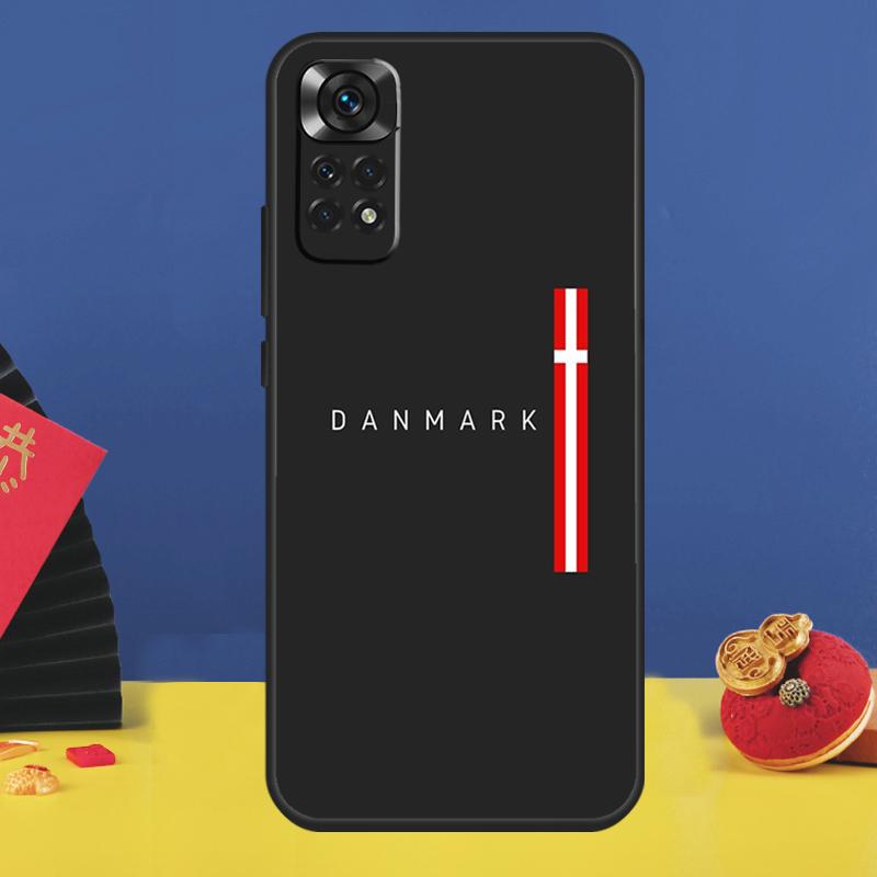 

Denmark Flag Phone Case For Xiaomi Redmi Note 14 Pro 12 11 9 10 13 15 Pro Plus 10C 12C 13C 14C 15C Cover Redmi Note 11 Pro