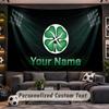 Celtic FC Personalisierte Wandteppich Unterstützung Benutzerdefinierter Name, Wandkunst Heimdekoration