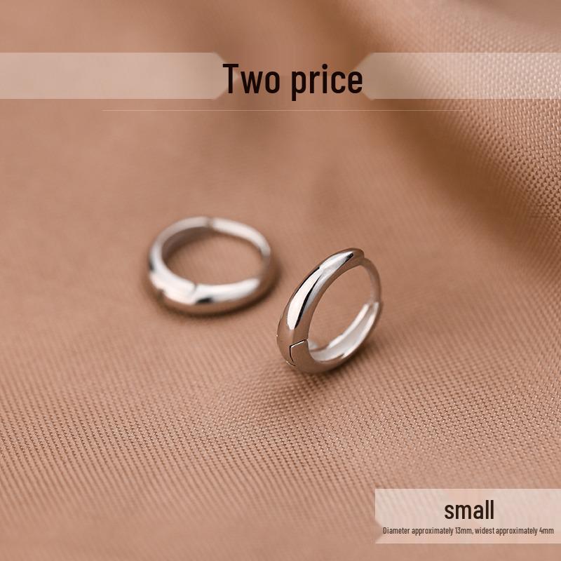 

Трендовые минималистичные серьги-кольца: Унисекс крутые каффы
